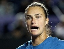 Con Paula Badosa ya en semifinales dentro de este grupo, Sabalenka (foto) se jugará la vida ante María Sakkari. AFP/U. Ruiz