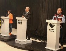 El debate entre los candidatos a la presidencia municipal de Tlaquepaque fue televisado. EL INFORMADOR/G. Gallo