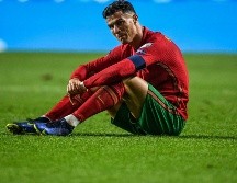 FRUSTRADO. Cristiano Ronaldo sueña con disputar su quinta Copa del Mundo. Para hacerlo, deberá liderar a su equipo en el Repechaje. AFP/P. MELO