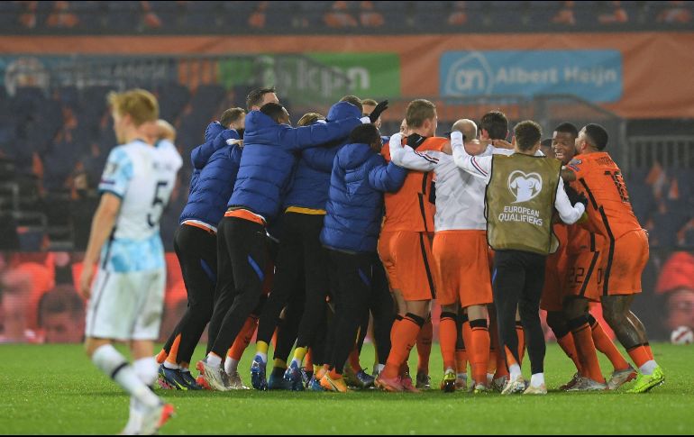 La selección neerlandesa se perdió el Mundial de Rusia 2018. AFP/J. Thys
