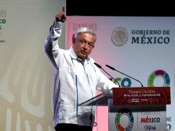 Andrés Manuel López Obrador encabezó la inauguración del 45 Tianguis Turístico en Yucatán. EFE/L. HERNÁNDEZ