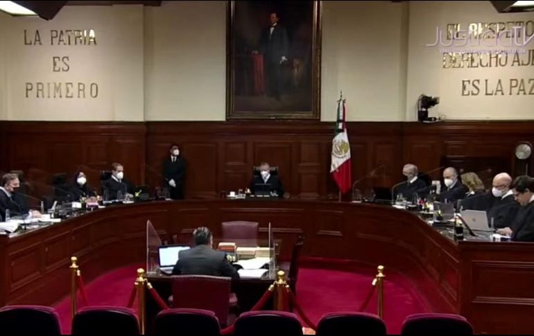 El ministro presidente de la SCJN, Arturo Zaldívar (c), expresó que la Corte saldrá fortalecida por los perfiles enviados. YOUTUBE@ Suprema Corte de Justicia de la Nación