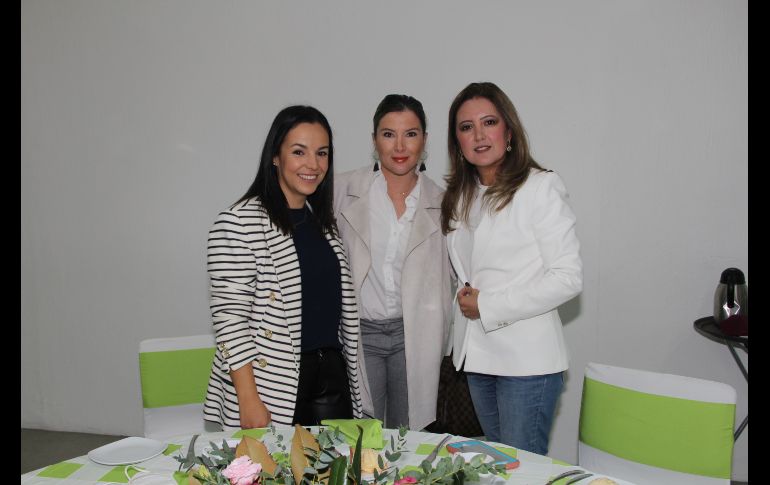 Ana Paula Álvarez, Norma Rosas y Alejandra Alfaro. GENTE BIEN JALISCO/ESMERALDA ESCAMILLA