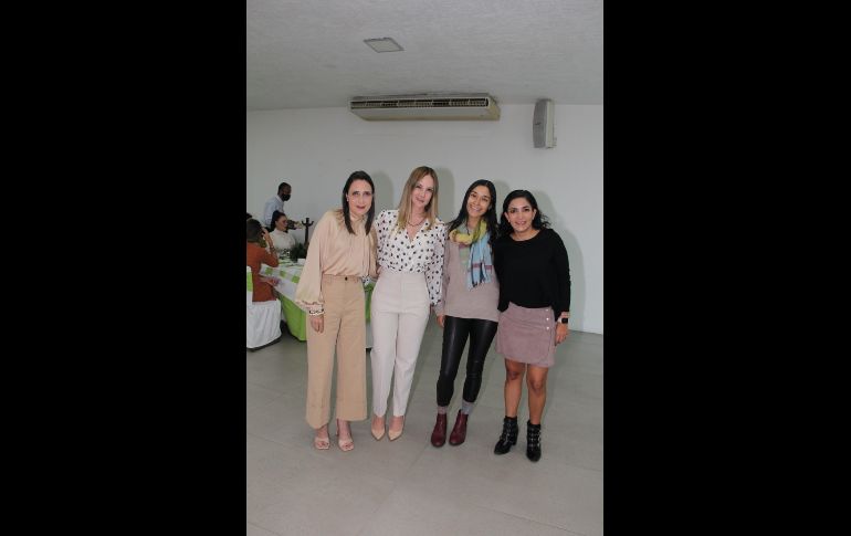 Euri Gamez, Alicia Chávez, Karina Costa y Cynthia Alderete. GENTE BIEN JALISCO/ESMERALDA ESCAMILLA