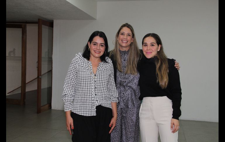 Paulina Corella, Rakel Ochoa y Ana Alicia Chavarría. GENTE BIEN JALISCO/ESMERALDA ESCAMILLA