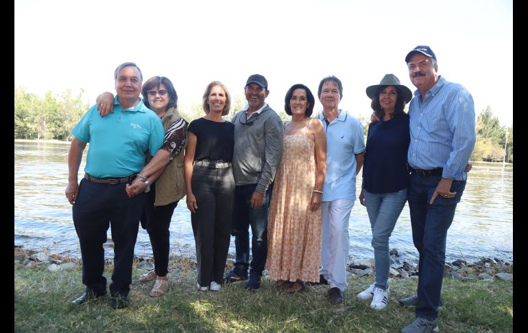 Pablo Sandoval, Tere de Sandoval, Lourdes Peón, Felipe Cámara, Paty Cardona, Nacho Cardona, Paty Basulto y Juan Ramon Cisneros. GENTE BIEN JALISCO/CLAUDIO JIMENO
