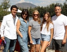 Francisco Ángel, Nuria Casulleras, Aline, Martina y Sergio Font. GENTE BIEN JALISCO/CLAUDIO JIMENO