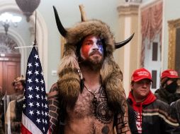 En septiembre, Jacob Chansley, se declaró culpable por el cargo de haber obstruido un procedimiento oficial durante una sesión del Congreso el pasado 6 de enero, cuando tuvo lugar el asalto al Capitolio. EFE / ARCHIVO