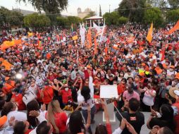 Citlalli Amaya, expresó su agradecimiento para con los ciudadanos y exhortó a que estén listos y seguros de que Movimiento Ciudadano volverá a imponerse en los comicios. ESPECIAL