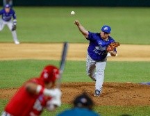Javier Solano lució dominante al lanzar siete entradas completas en las que ponchó a dos y permitió seis hits y tres carreras. TWITTER/charrosbeisbol