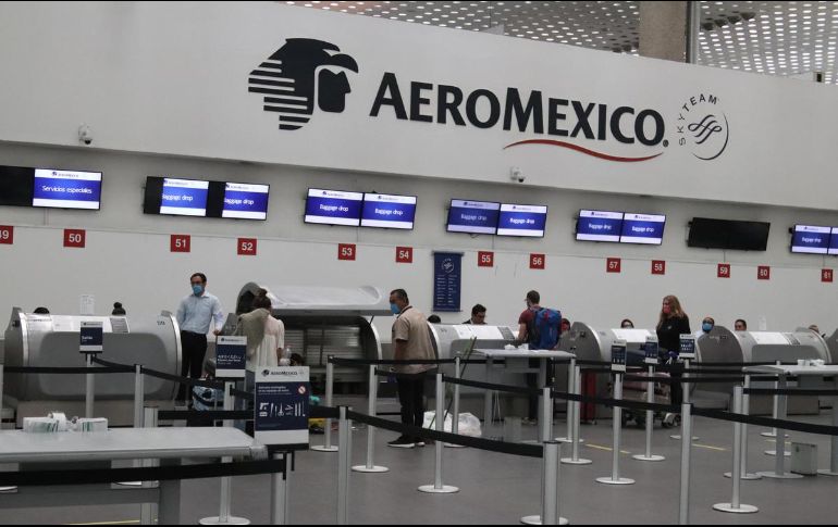 Aeroméxico resaltó que buscan fortalecer su presencia en el Aeropuerto Internacional de la Ciudad de México (AICM). EFE / ARCHIVO