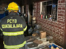 Hasta el momento, autoridades desconocen la causa del incendio. ESPECIAL / Protección Civil de Guadalajara