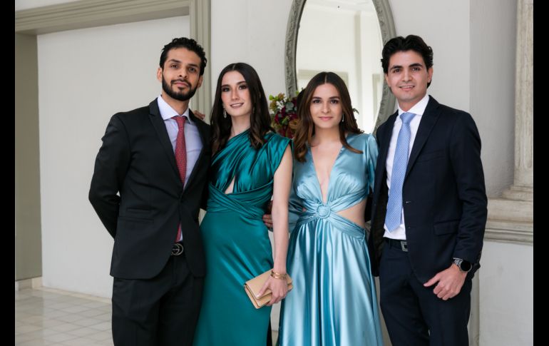 Fernando Vera, Sofía Mendoza, Adriana Vera y Mauricio Vera. GENTE BIEN JALISCO/JORGE SOLTERO