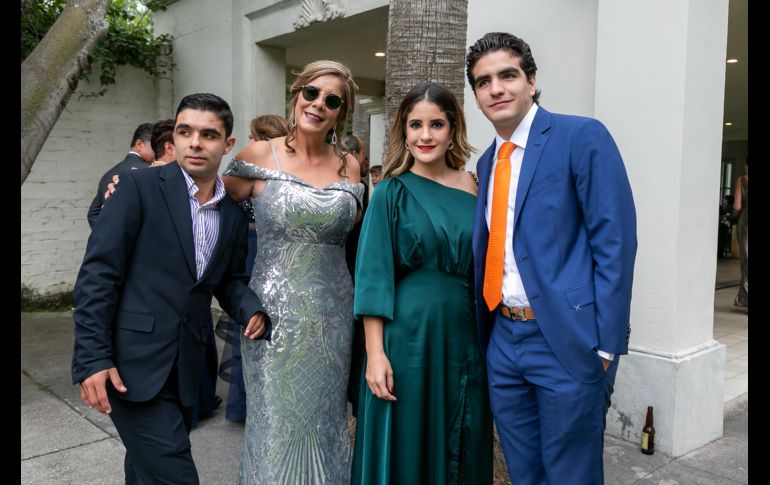 Ricky Ruvalcaba, Gaby Vera, Alejandra Ruvalcaba y Juan Pedro Juan Pedro Ruvalcaba. GENTE BIEN JALISCO/JORGE SOLTERO