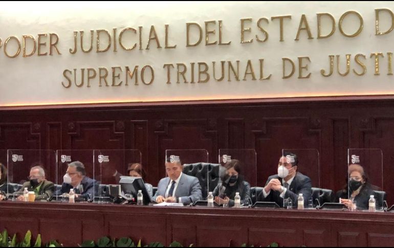 El pleno del STJE también acordó dejar sin efecto la licencia que había autorizado al magistrado Covarrubias. EL INFORMADOR/R. Rivas Uribe