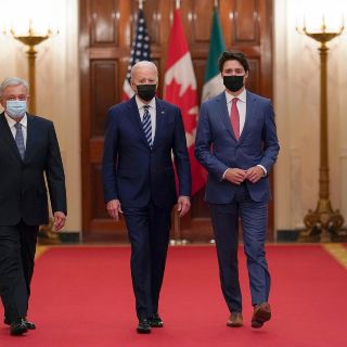 AMLO vuelve a la CDMX tras reunión con Biden y Trudeau en Washington