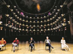 Rueda de prensa. Autoridades de la SC presentan la temporada que ofrecerá el Ballet de Jalisco en el Teatro Degollado. ESPECIAL/SC