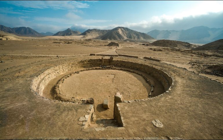Su mejor punto de observación estaba en la plaza circular. EFE/Zona Arqueológica de Caral