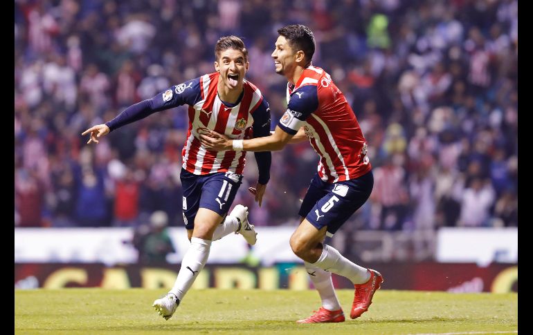 EL PRIMERO. Isaac Brizuela firmó una noche espectacular tras marcar el primer gol y asistir a Mayorga en el segundo. IMAGO7