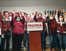 Alberto Maldonado se declaró ganador acompañado de Mario Delgado. EL INFORMADOR/Y. MORA