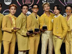 BTS triunfó como “Artista del año” en los American Music Awards 2021. AP / J. Strauss