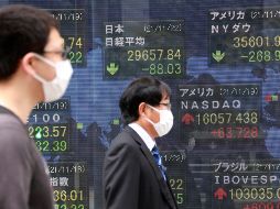 Este lunes, el Dow Jones tuvo un alza marginal de 0.05%, hasta los 35 mil 619.25 puntos. AP/K. Sasahara