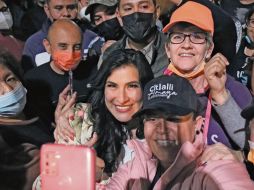 Citlalli Amaya, virtual ganadora de la elección a presidente municipal de Tlaquepaque, pretende duplicar el número de patrullas. ESPECIAL