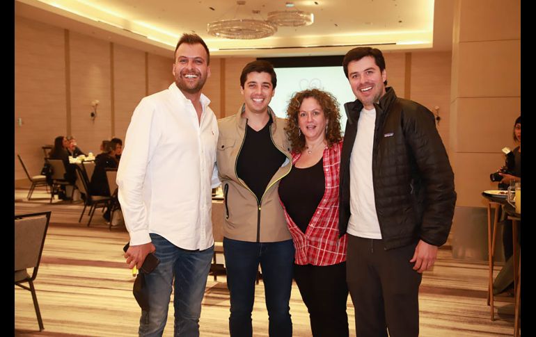 Alejandro Mora, Guillermo Carrillo, Miriam Kravzov y Alejandro Martínez. GENTE BEN JALISCO/TONY MARTÍNEZ