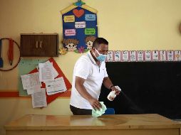 En Palacio Nacional, López-Gatell destaca que la mayoría de los casos de contagios por COVID que se han presentado en las escuelas son leves. SUN / ARCHIVO