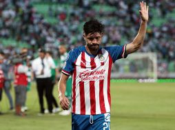 Durante su estancia en el club Peralta solo pudo marcar un par de goles entre Liga y Copa MX. IMAGO7