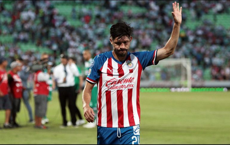 Durante su estancia en el club Peralta solo pudo marcar un par de goles entre Liga y Copa MX. IMAGO7