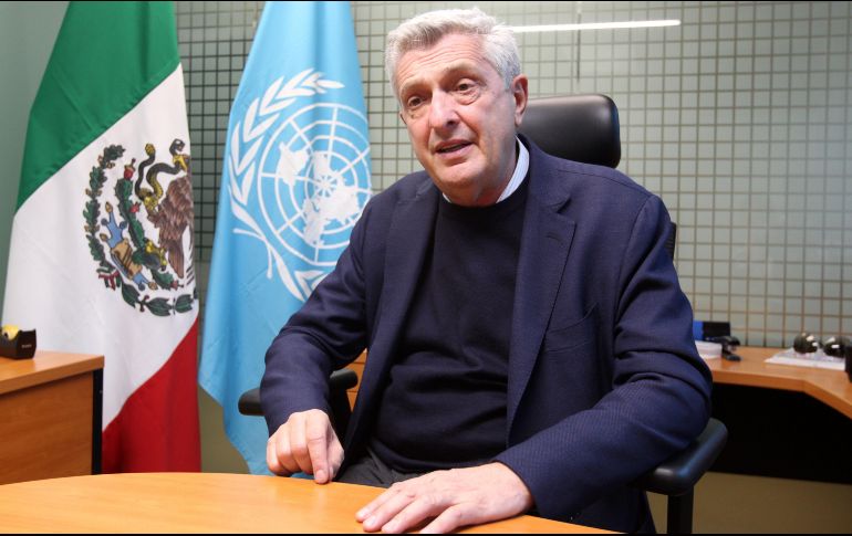 Filippo Grandi, Alto Comisionado de las Naciones Unidas para los Refugiados. EL INFORMADOR/A. Camacho