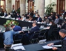 El funcionario Xavier Orendáin de Obeso, compareció en el Congreso estatal en la segunda jornada de la glosa del tercer informe de gobierno. EL INFORMADOR/R. RIVAS