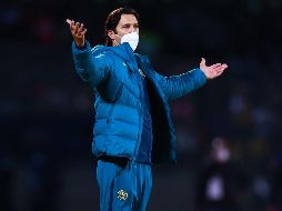 El América de Santiago Solari dejó más dudas que certezas en la ida de los cuartos de final (0-0) ante Pumas en Ciudad Universitaria. IMAGO7