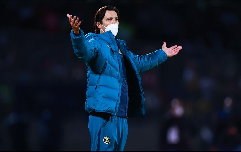 El América de Santiago Solari dejó más dudas que certezas en la ida de los cuartos de final (0-0) ante Pumas en Ciudad Universitaria. IMAGO7