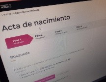 El acta de nacimiento es un documento que se requiere para realizar diversos trámites, y desde hace algún tiempo, se puede descargar e imprimir de Internet. EL INFORMADOR / ESPECIAL