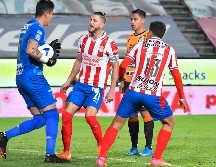 Hiram Mier (#21) disputó solo el 44% de los partidos en el último año futbolístico, mientras que en este Apertura 2021 estuvo únicamente en seis partidos. IMAGO7
