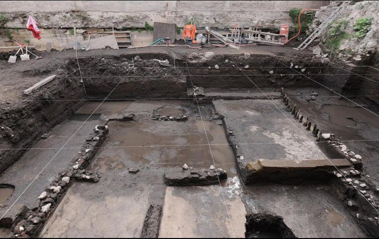 El descubrimiento arqueológico es de una ofrenda de una familia mexica que sobrevivió a la conquista española. EFE/INAH