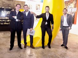 Juan Riestra, Germán De Zulueta, Carlos Lomelí y Lucho Fernández del Valle GENTE BIEN JALISCO/CLAUDIO JIMENO