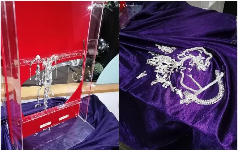 Fue parte de las joyas que el hombre había tomado antes de ser detenido. ESPECIAL / Policía de Guadalajara