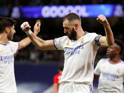 Un gol de Karim Benzema (40) permitió al Real Madrid ampliar a siete puntos su ventaja en la clasificación sobre el Atlético de Madrid y la Real Sociedad. EFE/J. Lizón