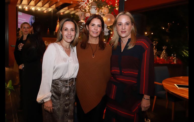 Alejandra Pérez-Bouquet, Katya Hopkins y Mari Carmen Zuloaga. GENTE BIEN JALISCO/TONY MARTÍNEZ