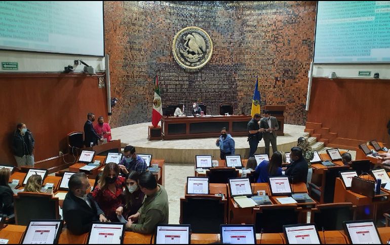 El Congreso de Jalisco aprobó el presupuesto de egresos y la Ley de Ingresos 2022 la madrugada de hoy jueves. EL INFORMADOR / R. Rivas