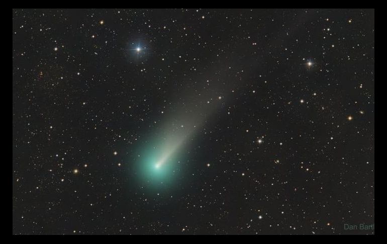 Así se veía el cometa Leonard la semana pasada, cuando un equipo de la NASA capturó esta foto. NASA