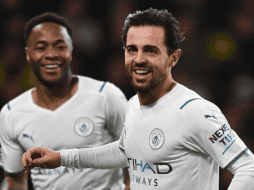 Bernardo Silva. El mediocapista portugués anotó un doblete para impulsar al Man City hacia la victoria y liderato de la clasificación general. AFP