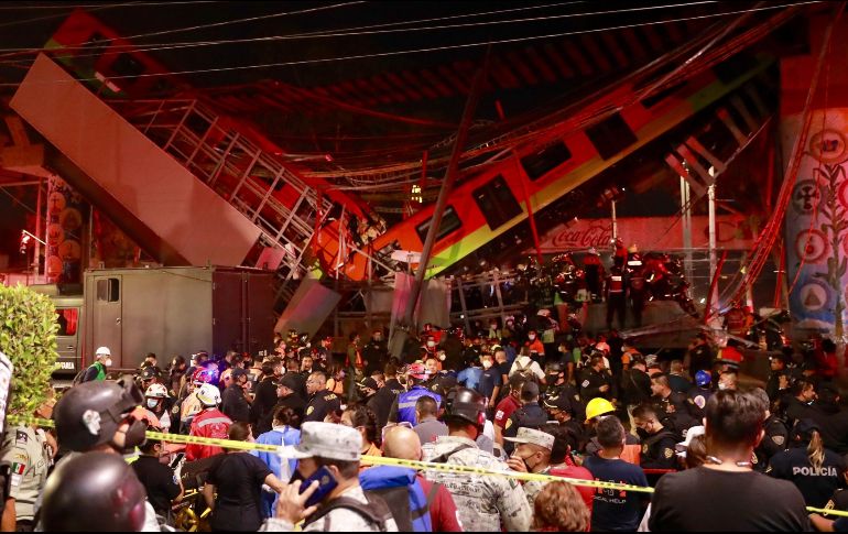 La tragedia ocurrió el pasado 3 de mayo, cuando se derrumbó un puente elevado de la Línea 12, en la alcaldía Tláhuac y causó la muerte de 26 personas. EFE / ARCHIVO
