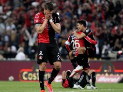 Atlas avanzó a la final del Torneo Apertura 2021 y volverá a tener la oportunidad de pelear por el título y darle a sus aficionados la segunda estrella, cuando se mida al León. AFP / U. Ruiz