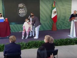 María Guadalupe Díaz fue la primera adulta mayor de Jalisco en recibir el refuerzo durante la 