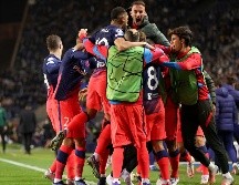 Los rojiblancos tenían que ganar y esperar a que el Milan no lo hiciera en su estadio ante el Liverpool. AP/L. Vieira