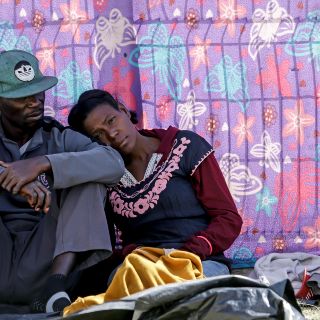 La caravana migrante llega a Puebla, con solo 300 integrantes